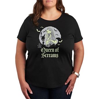 Plus Size Disney's The Nightmare Before Christmas Sally Queen Of Screams Graphic Tee