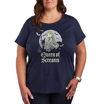 Plus Size Disney's The Nightmare Before Christmas Sally Queen Of Screams Graphic Tee