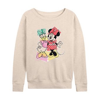 Women's Disney's Daisy & Minnie French Terry Long Sleeve Tee