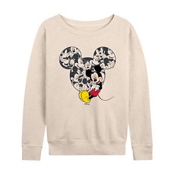 Women's Disney's Mickey Mouse French Terry Long Sleeve Tee