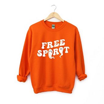 Free Spirit Ghost Distressed - Women's Graphic Sweatshirt