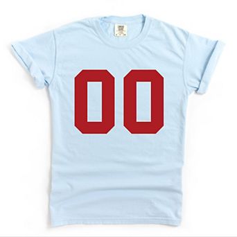 Football Jersey 00 - Womens Garment Dyed Tee