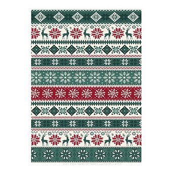 Garvee Christmas Washable Rugs Non Slip Stain Resistant Floor Cover for Indoor Holiday Decor