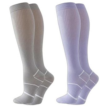 Women's Knee High Compression Socks with Arch Support and Stretch Fit for Running and Recovery