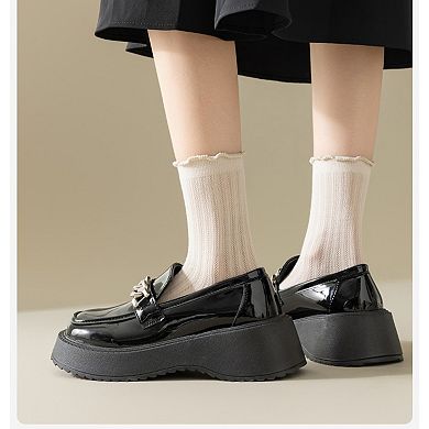 Women's 4-Pair Pack Soft Ribbed Ankle Socks with Ruffled Edge Trim Lightweight Knit Design