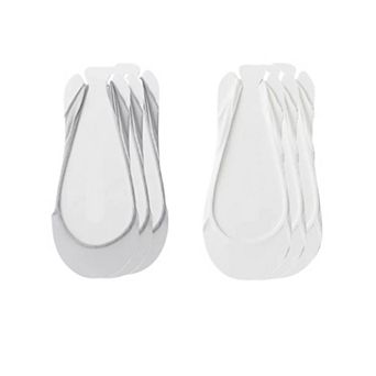 Women's Low Cut No Show Liner Socks with Non-Slip 3D Silicone Heel Grip Pack of 6 Pairs