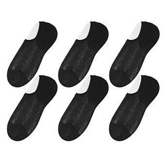 Women's Invisible No-Show Liner Socks 6 pk
