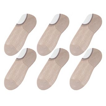 Women's Invisible No-Show Liner Socks 6 pk