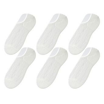 Women's Invisible No-Show Liner Socks 6 pk