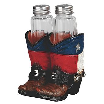 FC Design 5"H Texas Boots Salt & Pepper Shaker Holder Decoration Home Room Decor