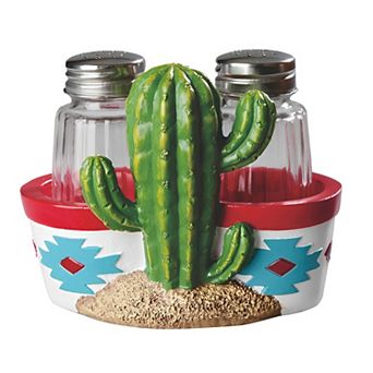 FC Design 4.5"H Cactus Salt & Pepper Shakers Holder Decoration Home Room Decor