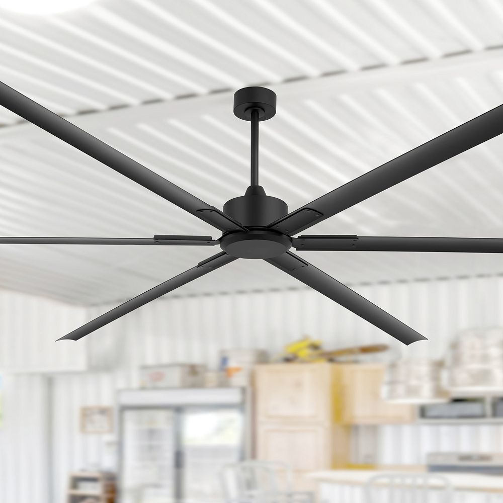 120-Inch Large HVLS Commercial Ceiling Fan, DC Motor, 6-Speed