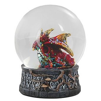 FC Design 4"H Red Dragon Snow Globe Decoration Home Room Decor
