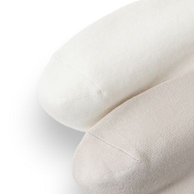 Women's 3-Pack Mid Crew Cotton Socks with Striped Cuffs Ribbed Knit Casual and Easy Matching