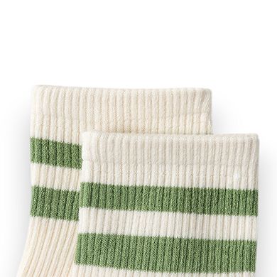 Women's 3-Pair Antibacterial and Breathable Ribbed Ankle Socks with Double Stripe Cuffs