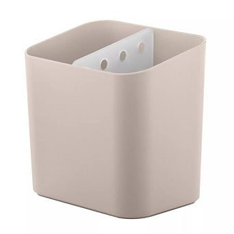 OU Utensil Holder with Removable Divider, Nonslip Cutlery Drainer with Built In Reservoir