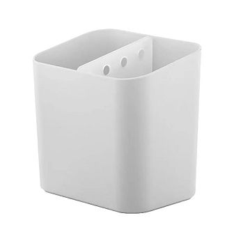 OU Utensil Holder with Removable Divider, Nonslip Cutlery Drainer with Built In Reservoir