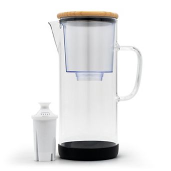 Freco 14 cup 3.5L Glass Water Filter Pitcher 1 Brita-Compatible Filter, NSF Certified, BPA Free