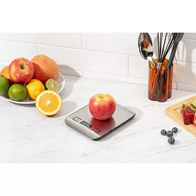 Digital Food Scale 11 LB Capacity, Tare Function, LCD Display, 2 AAA Batteries Included