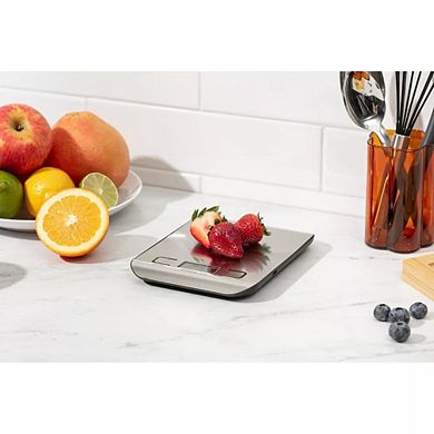 Digital Food Scale 11 LB Capacity, Tare Function, LCD Display, 2 AAA Batteries Included