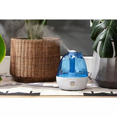 Cool Mist Humidifiers for Bedroom- 2.2L Quiet Ultrasonic, 360° Rotating Nozzle, Auto Shut-Off