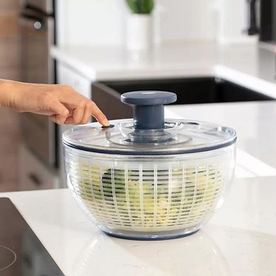 Salad Spinner Lettuce Spinner Vegetable Cleaner and Dryer with Built-in Draining System - 5.3 Quarts