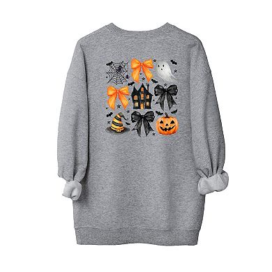 Haunted House Coquette Chart Front And Back - Sweatshirt