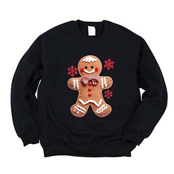 Gingerbread Patchwork Print - Womens Sweatshirt