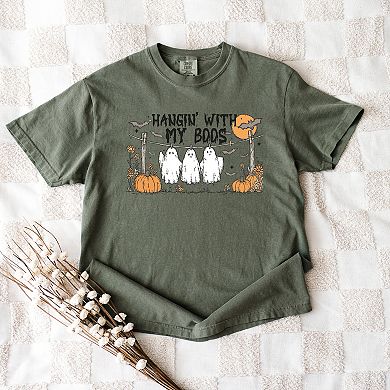 Hangin' With My Boos - Garment Dyed Tee