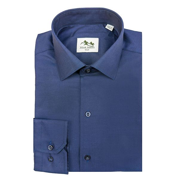 Wear Sierra Top Shelf Men's Cotton Long Sleeve Button Down Shirts in Brown & Green Plaid
