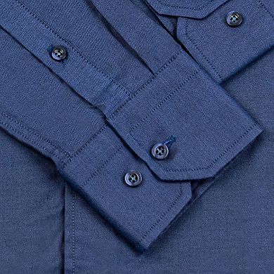 Wear Sierra Top Shelf Men's Turkish Cotton Long Sleeve Button Up Shirt