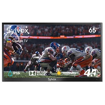 SYLVOX Outdoor Google TV 4K UHD Waterproof TV Deck pro 2.0 Series