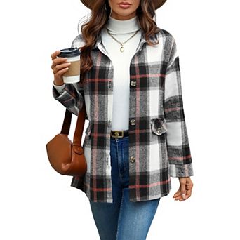 Womens Cropped Jacket Stand Collar Long Sleeve Bomber Jacket Coats with Pockets