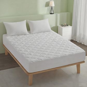 Unikome Clover Pattern Fiber Waterproof Mattress Pad Soft, Breathable & Easy Care
