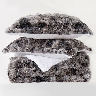 Unikome Plush Down Alternative Comforter Set Ultra Soft All-Season Bedding