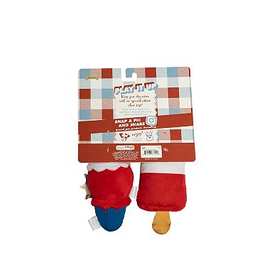WOOF® Ice Cream Plush Dog Toy 2-Pack