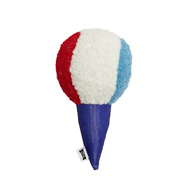 WOOF® Spiky Ball Snow Cone Plush Pet Toy