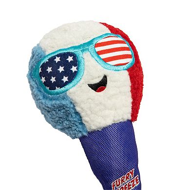 WOOF® Spiky Ball Snow Cone Plush Pet Toy