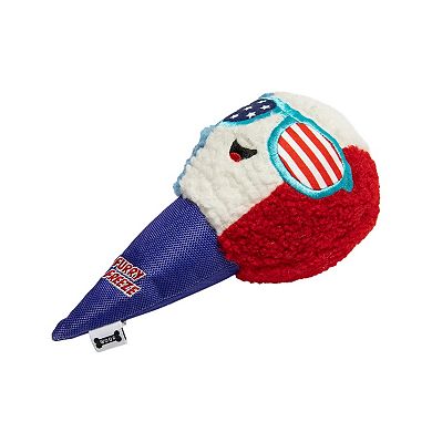WOOF® Spiky Ball Snow Cone Plush Pet Toy