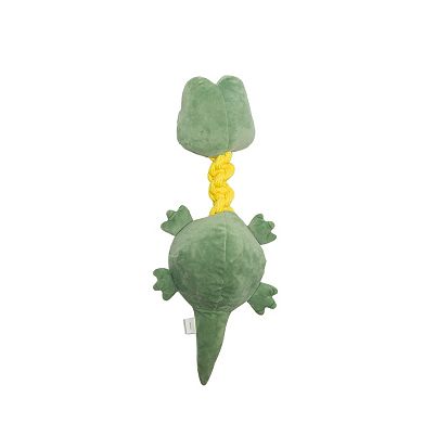 WOOF® Rope Neck Alligator Plush Pet Toy