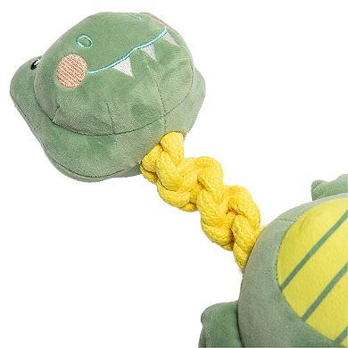 WOOF® Rope Neck Alligator Plush Pet Toy