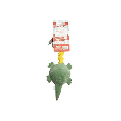 WOOF® Rope Neck Alligator Plush Pet Toy