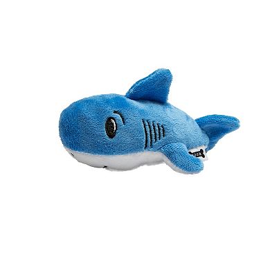 WOOF® Boat & Shark Burrow Plush Pet Toy 4-Pack