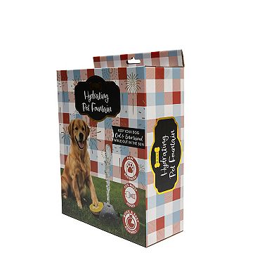 WOOF® Interactive Paw-Activated Outdoor Pet Sprinkler