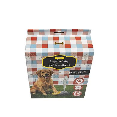 WOOF® Interactive Paw-Activated Outdoor Pet Sprinkler