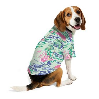 WOOF® Flamingo Button Down Pet Shirt