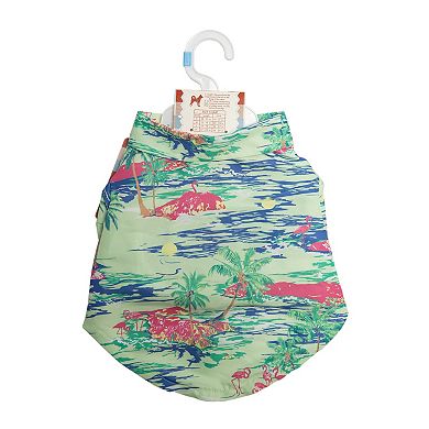 WOOF® Flamingo Button Down Pet Shirt