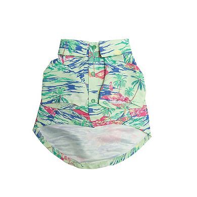 WOOF® Flamingo Button Down Pet Shirt