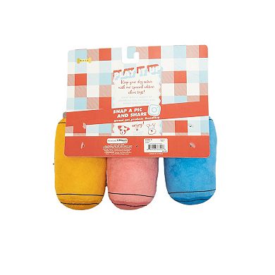 WOOF® Fruit Soda Can Plush Pet Toy 3-Pack
