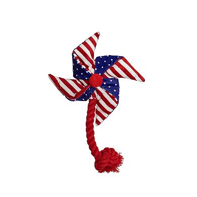 WOOF® Oxford Pinwheel Rope Dog Toy
